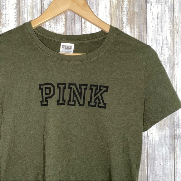 PINK Army Green Tee - Picture 2 of 4